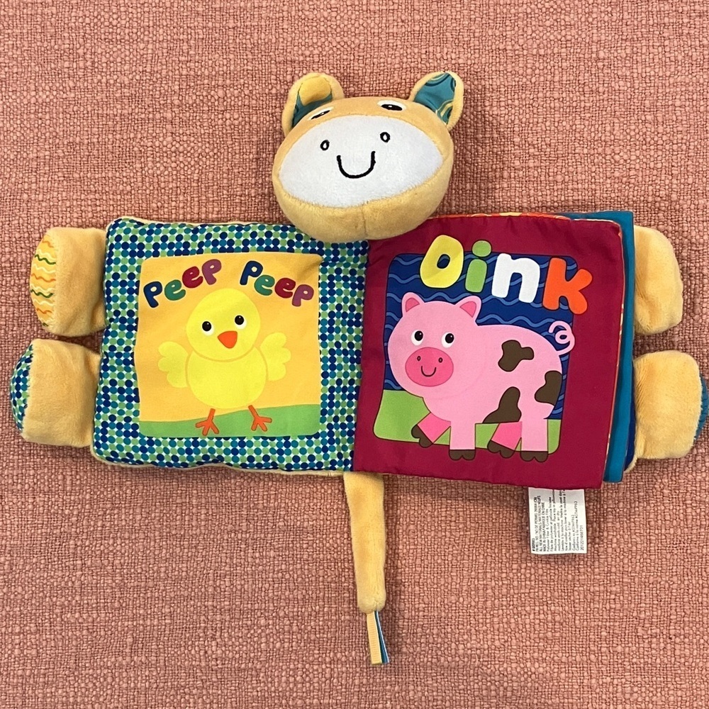 Crinkly sounds sensory Toy book for babies and toddlers